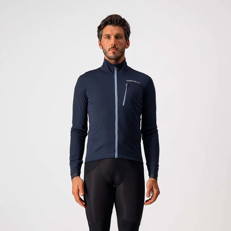 Castelli Go Mens Jacket in Blue