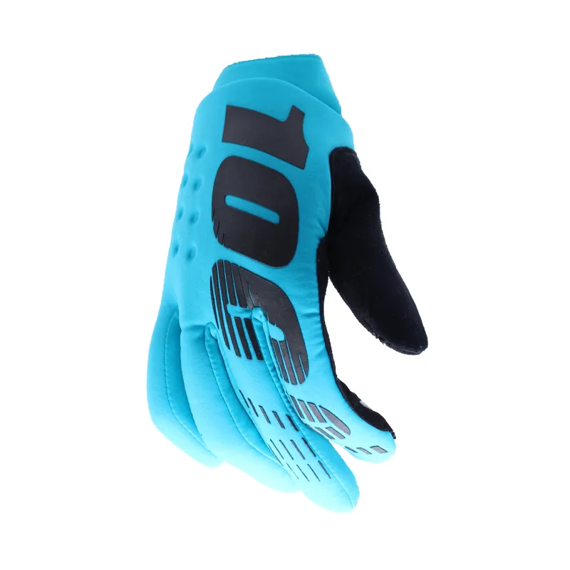 100% Brisker Cold Weather Gloves in Turquoise