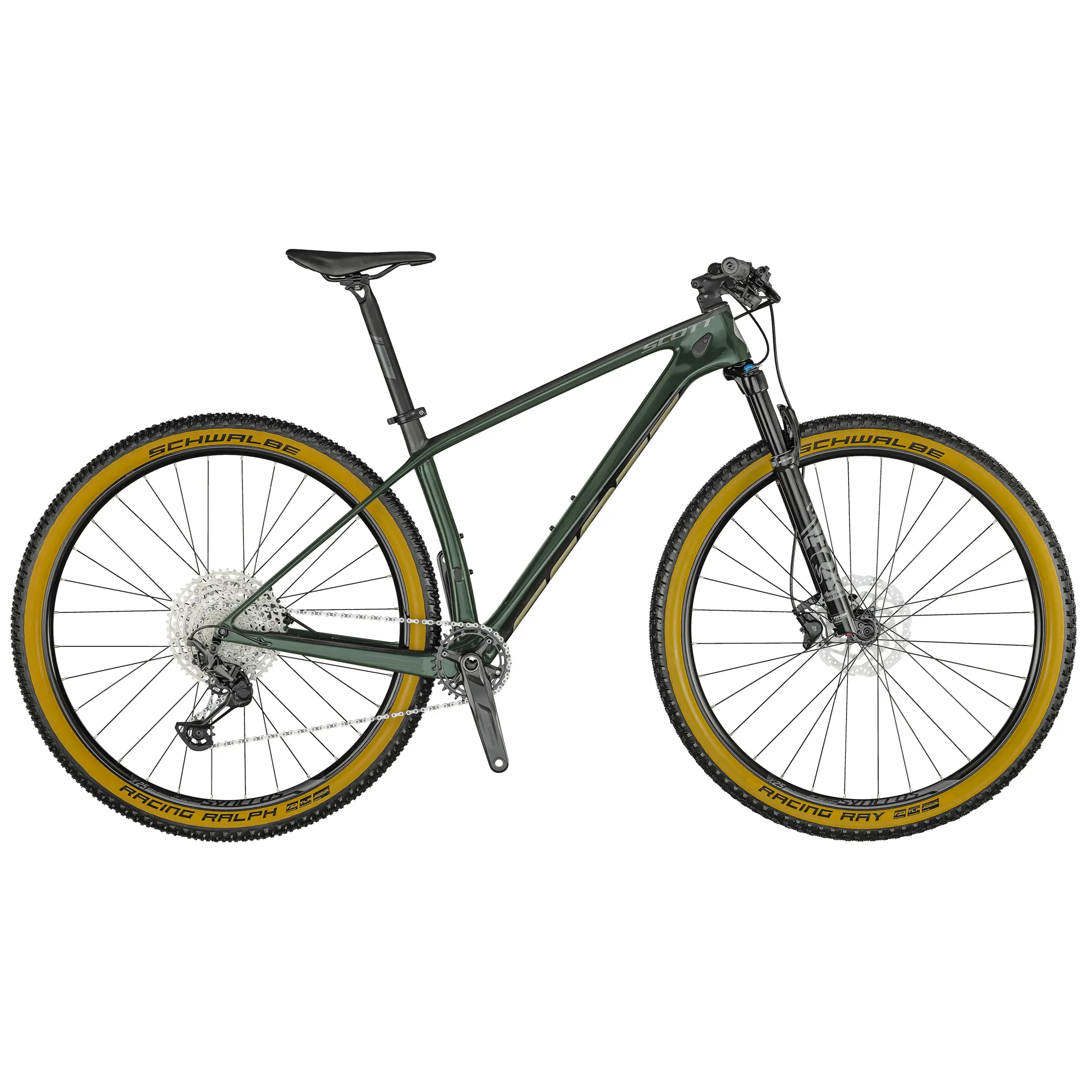 2021 Scott Scale 930 Carbon Hardtail Mountain Bike in Green