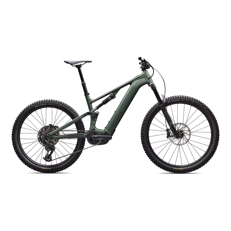 Specialized Turbo Levo 4 Alloy E-MTB in Satin Cypress Metallic/Dark Moss Green-2