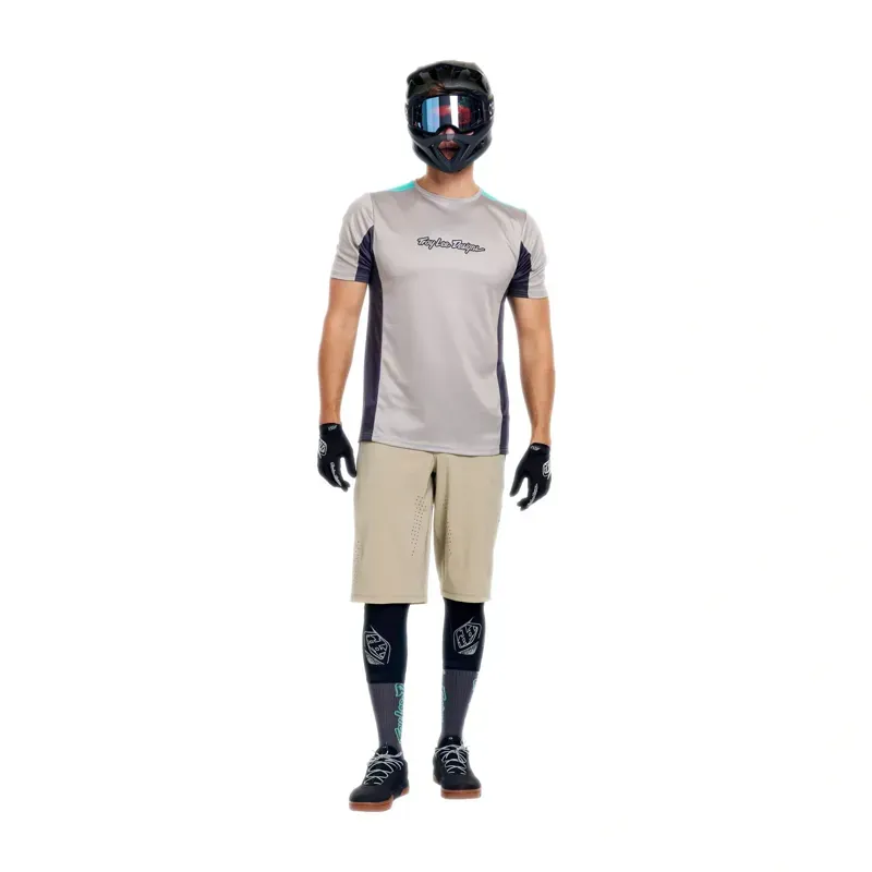 Troy Lee Designs Stage Mono Shorts Shell in Stone-8