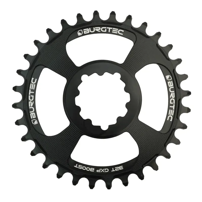 Burgtec 3mm Offset Thick Thin Chainring SRAM 8-Bolt 30T in Burgtec Black