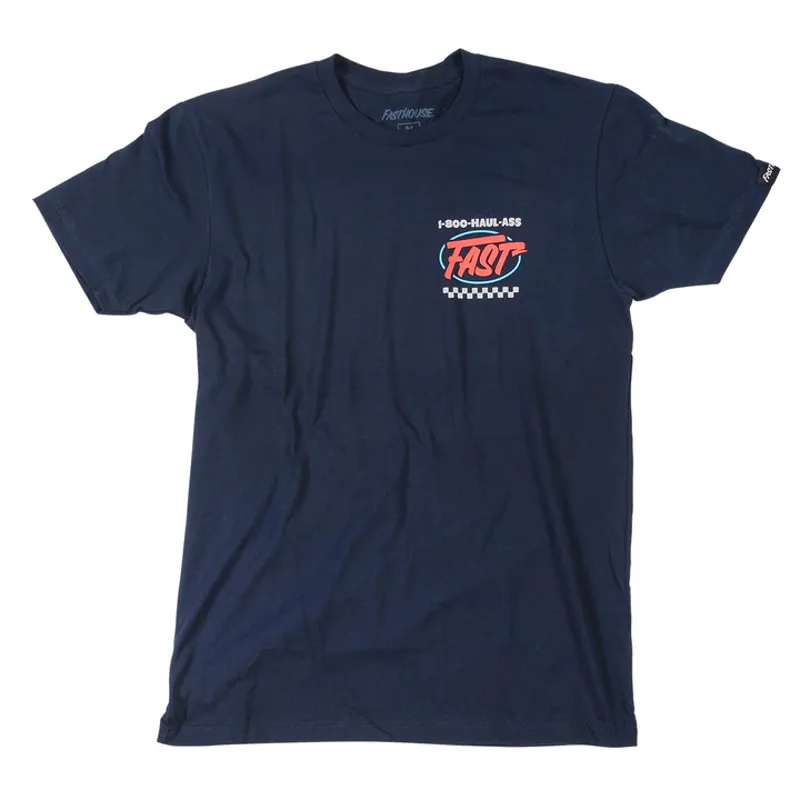 2022 Fasthouse Toll Free Tee in Navy-1