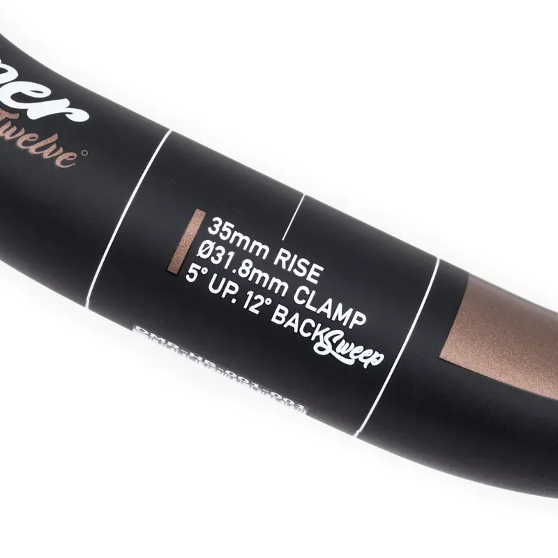 DMR Sweeper 31.8mm 35mm/780mm Riser Handlebar in Black-3