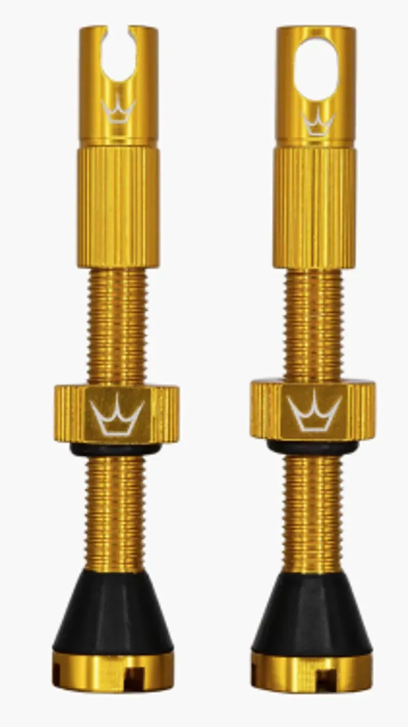 Peaty's x Chris King Tubeless MK2 Valves 42mm Gold