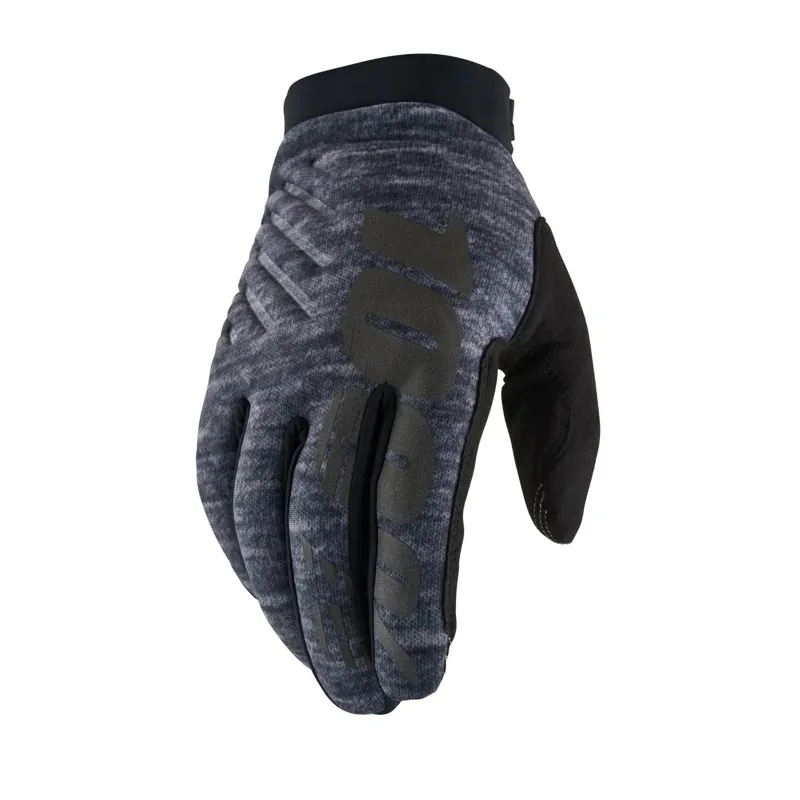 100% Brisker Cold Weather Gloves in Heather Grey