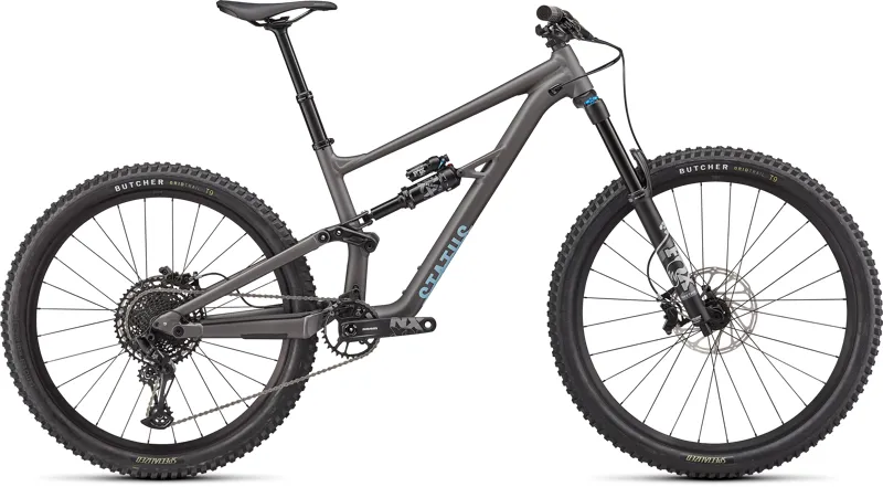 Specialized Status 160 Mountain Bike - Satin Smoke / Arctic Blue - 2022