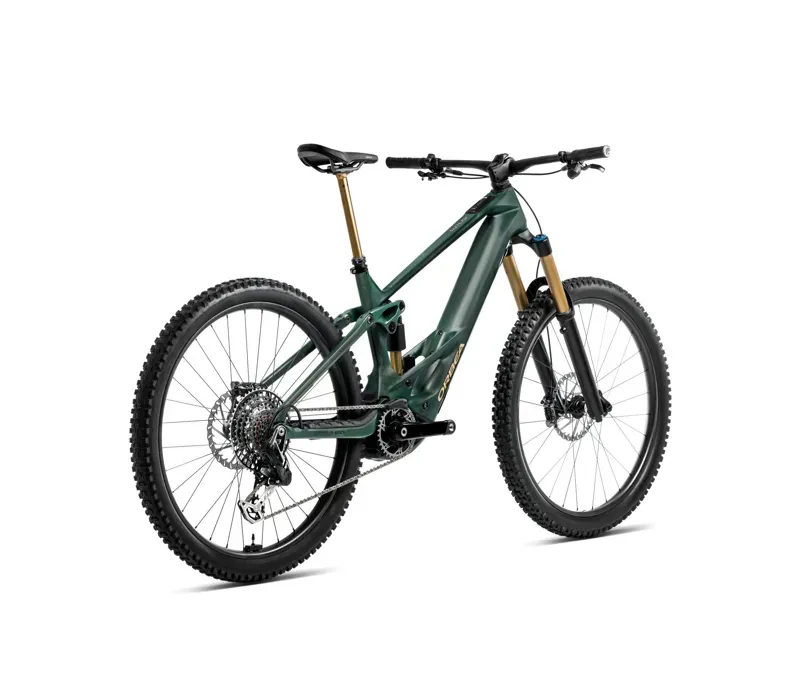 Orbea Wild M-Team E-Mountain Bike In Forest Green Carbon View Matt-2
