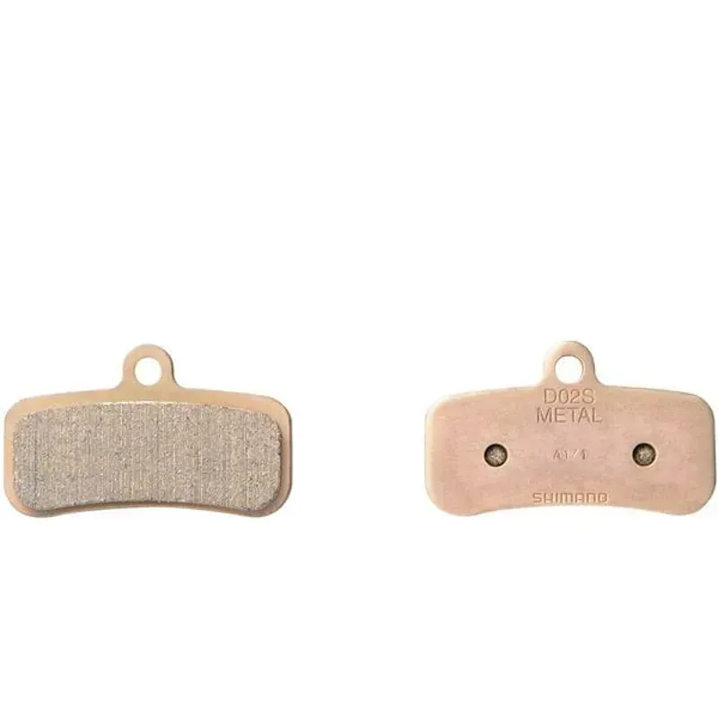 Shimano Spares D02S Metal Pad and Spring Steel Back in Black-2