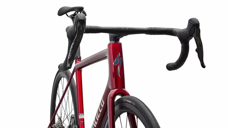 Specialized Aethos 2 Pro SRAM Force AXS Road Bike in Gloss Red Sky-4