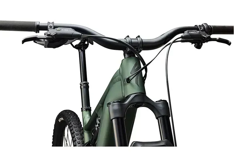 Specialized Turbo Levo 4 Alloy E-MTB in Satin Cypress Metallic/Dark Moss Green-6