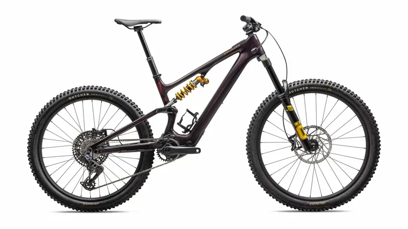Specialized Turbo Levo SL 2 Ohlins Coill E-MTB in Solidity/Maroon/Burnt Gold Metallic-1