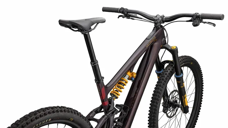 Specialized Turbo Levo SL 2 Ohlins Coill E-MTB in Solidity/Maroon/Burnt Gold Metallic-4