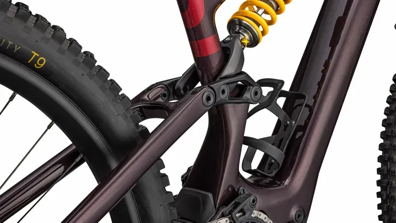 Specialized Turbo Levo SL 2 Ohlins Coill E-MTB in Solidity/Maroon/Burnt Gold Metallic-8