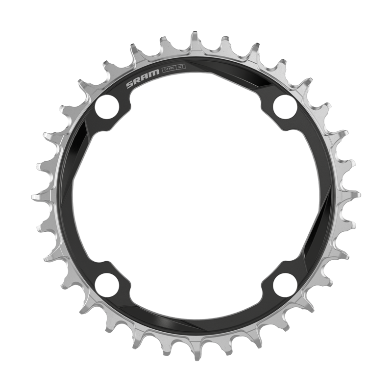 OCHAIN Chain Ring XX T-TYPE 104BCD CNC Aluminium (Mounting Hardware Included): BLACK 3-1