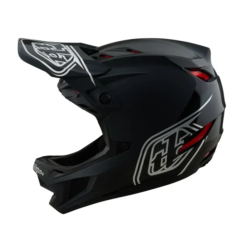 Troy Lee Designs D4 Polyacrylate Helmet in Shadow/Black