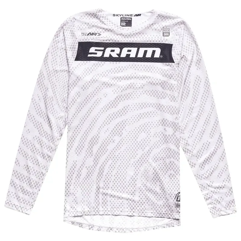 Troy Lee Designs Skyline Air Long Sleeve Jersey in SRAM Roots - Cement