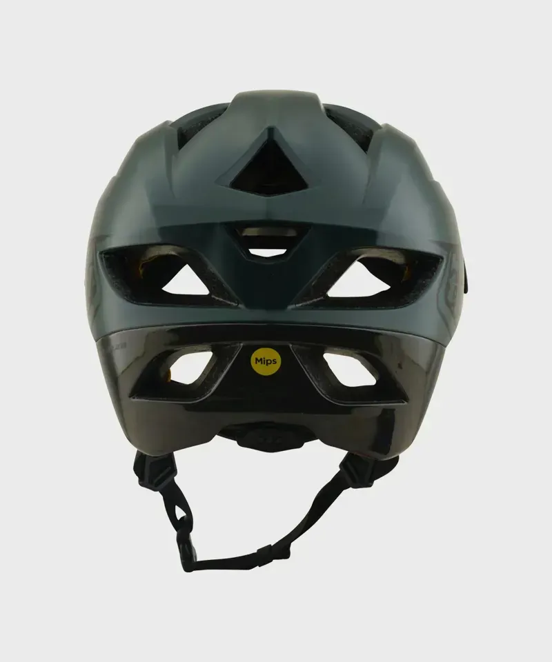 Troy Lee Designs Flowline Point Helmet in Dark Forest/Charcoal-2