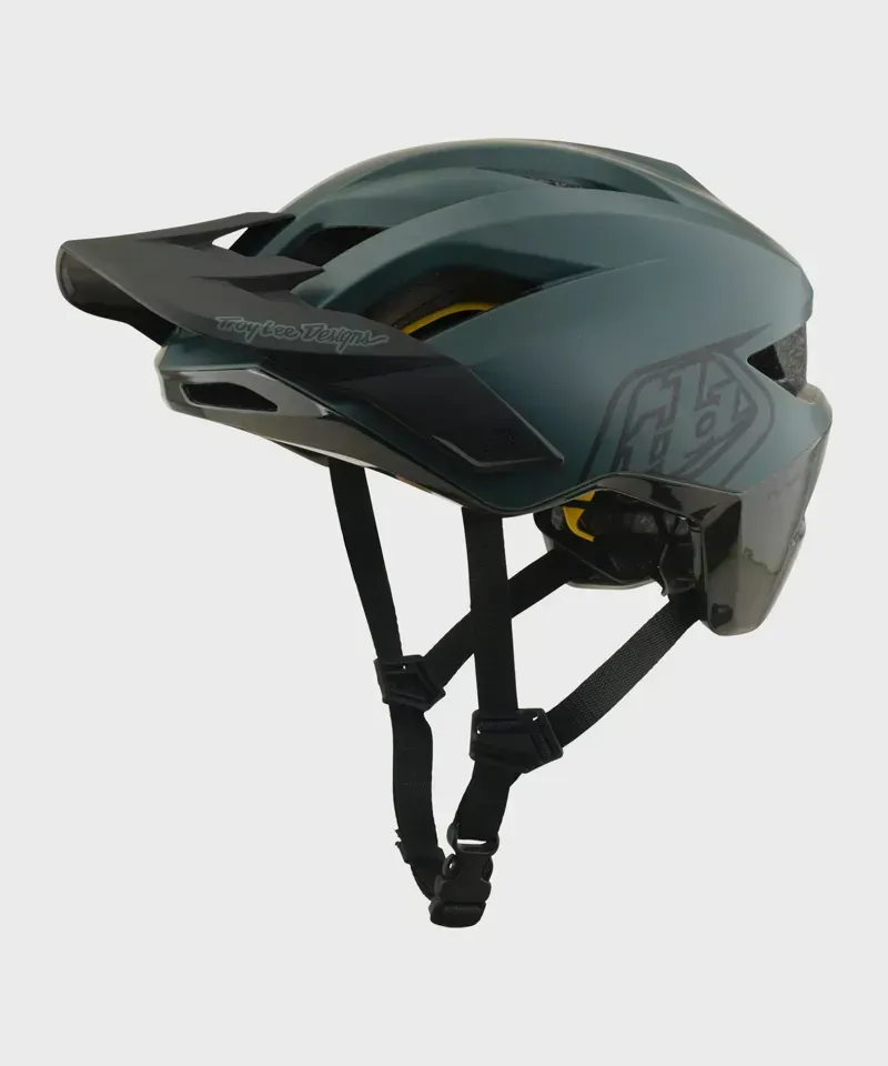 Troy Lee Designs Flowline Point Helmet in Dark Forest/Charcoal