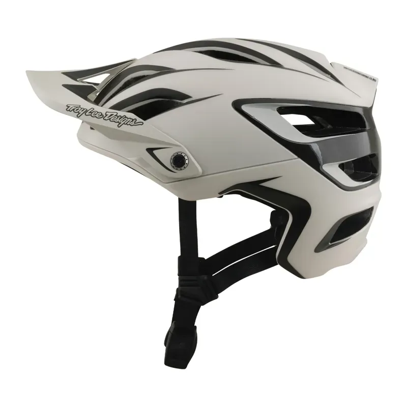 Troy Lee Designs A3 MIPS Helmet in Electra - White-2