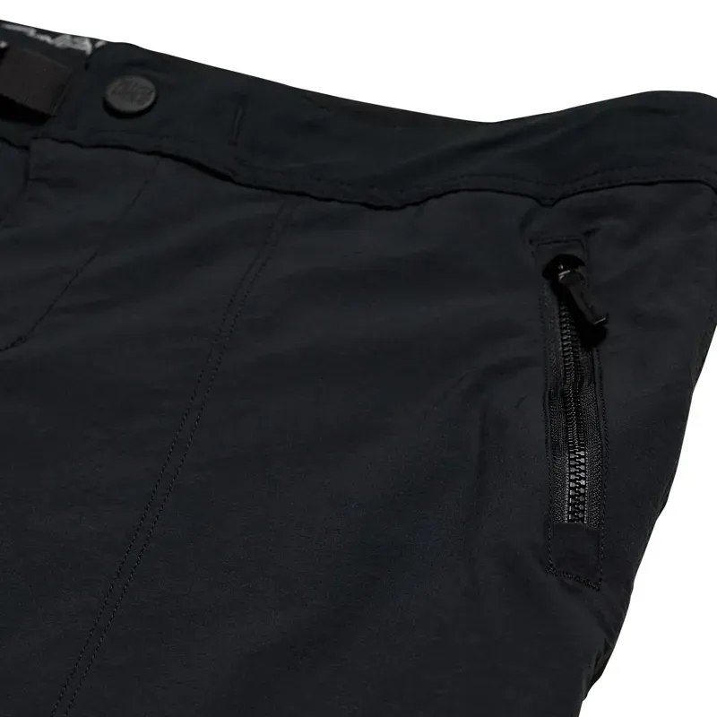 Troy Lee Designs Skyline Trail Youth Shell Shorts in Mono Black-4