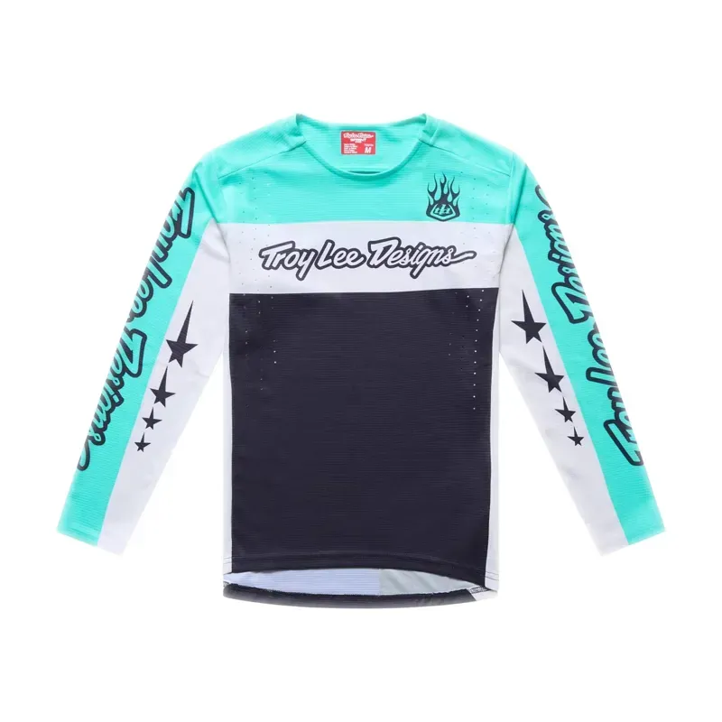 Troy Lee Designs Sprint Pro Youth Jersey In Yo Moto Carbon