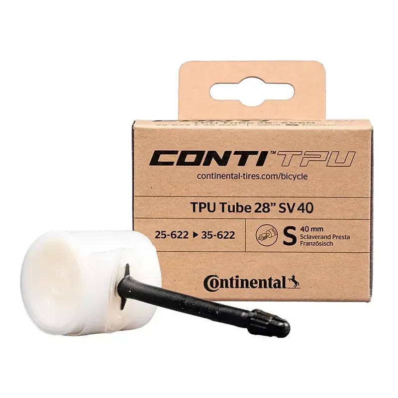 Continental TPU Presta 40mm 700x25-35 Valve in Clear